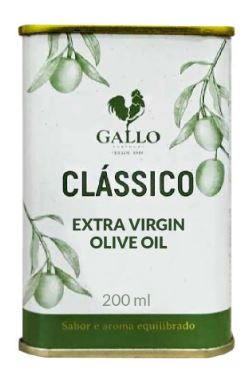 ACEITE DE OLIVA EXTRA VIRGEN EL GALLO LATA (200ml) BULTO DE 40und