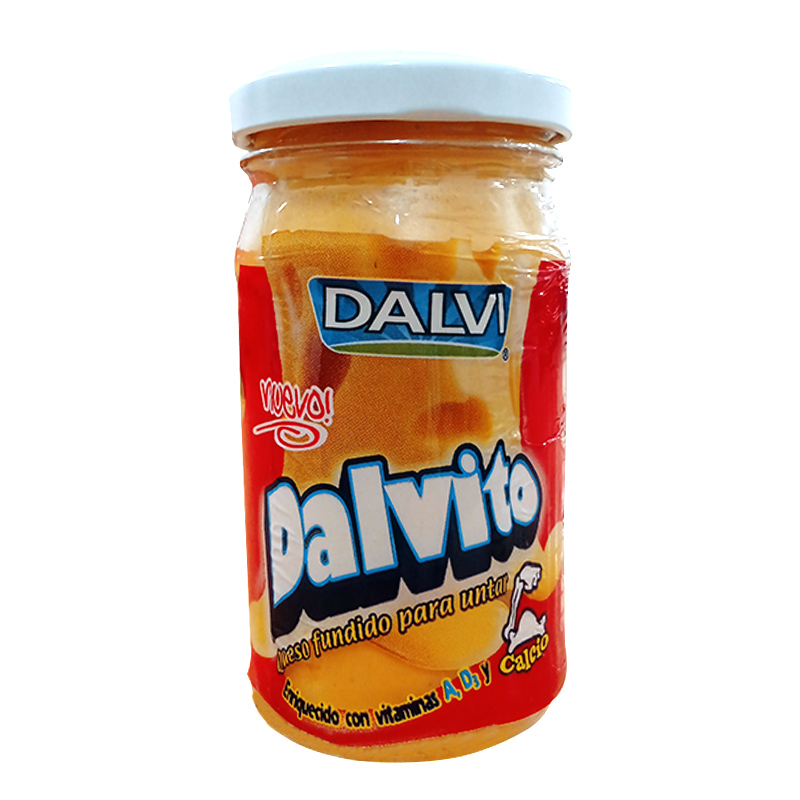QUESO FUNDIDO PARA UNTAR DALVITO (200grs) BULTO DE12und