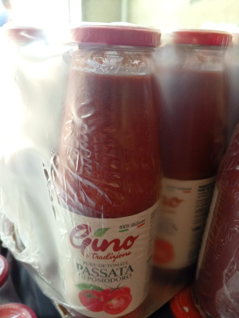 PASSATA DI POMODORO GINO 680GR BULTO DE 12UNDS