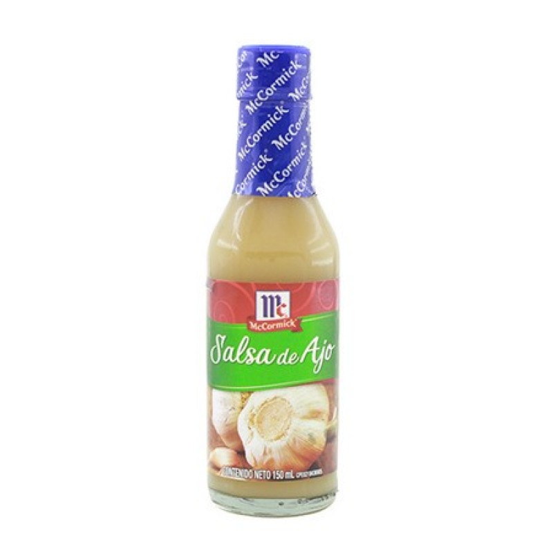 SALSA DE AJO MC CORMICK(150ml) BULTO DE 24und