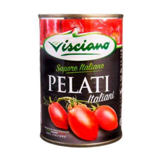 TOMATE PELADO VISCIANO ( 400Grs )BULTO DE 12unds