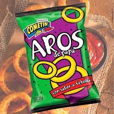 [GF00333] AROS DE PAPA C/CEBOLLA FAMILIAR (60grs) BULTO DE 36und