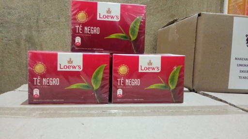 [GF01539] TE NEGRO LOEW'S 20BOL CAJA DE 24UNDS