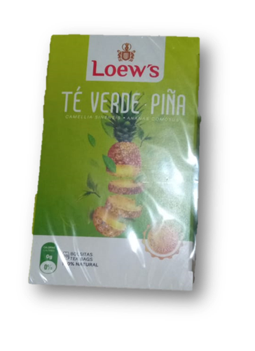 [GF01543] TE VERDE Y PIÑA LOEW´S 20BOL CAJA DE 24UNDS