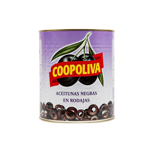 [GF00426 - FIN002] ACEITUNAS NEGRAS FILETEADAS COOPOLIVA (3 kg) BULTO DE 6und (E)