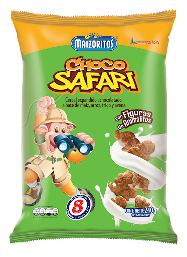 [GF00042] CHOCO SAFARI (240grs) BULTO DE 12und