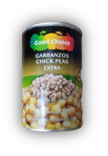 [GF01580] GARBANZOS GOOD CHOICE 390GR ( E) CAJA 12UNDS