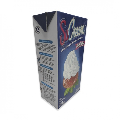 [GF01395] CREMA CHANTILLY SUCREAM 1LT 12UND POR BULTO