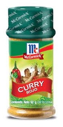 [GF00038] MC CORMICK  CURRY ROJO (94grs) DISPLEY DE 6und