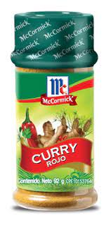 [GF00038] CURRY ROJO (92grs) DISPLEY DE 6und