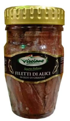 [GF00268] FILETTI DI ANCHOAS VISCIANO 80GRS BULTO DE 12 UNDS