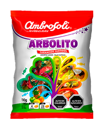 [GF01230] CARAMELO AMBROSOLI ARBOLITO 430GR BULTO DE 12 BOLS DE 100UNDS