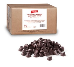 [GF01173-MOR014] GOTAS DE CHOCOLATE INDUSTRIAL STM 3500 BITTER 5Kg