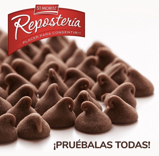 [GF01172] REPOSTERIA GOTAS DE CHOCOLATE INDUSTRIAL STM 3500 LECHE 5Kg