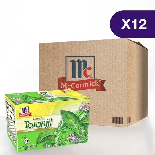 [GF00101] MC HOJAS DE TORONJIL 20BOL BULTO DE 12und