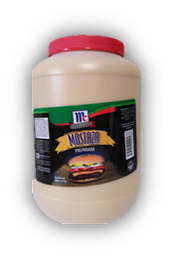 [GF00197] MOSTAZA PREPARADA MC CORMICK  GALON 3.8kg BULTO DE 4 UNIDADES