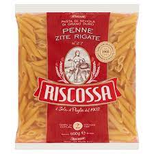 [GF00901-HAN161] PENNE RIGATE N°27 GLUTEN FREE RISCOSSA (340grs) BULTO DE 12und (E)
