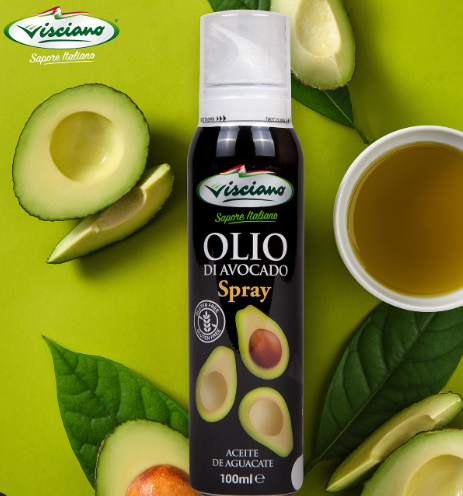 [GF01876] ACEITE  DE AGUACATE VISCIANO SPRAY 100ML BULTO DE 12UNDS
