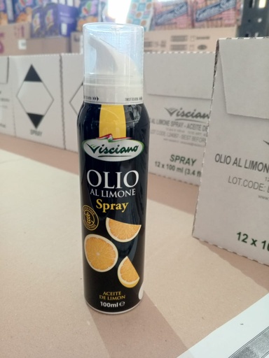 [GF02055] ACEITE VISCIANO SABOR LIMON 100ML SPRAY CAJA 12 UNDS