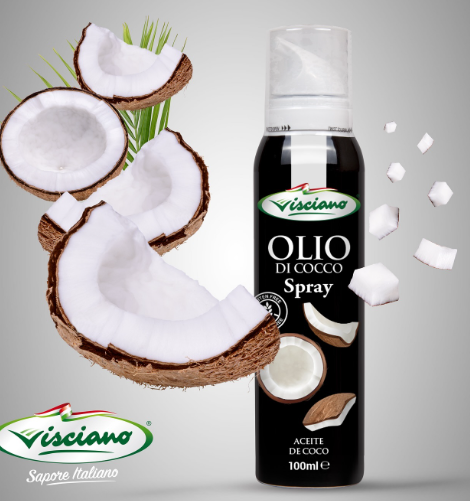 [GF02058] ACEITE DE COCO VISCIANO 100ML SPRAY  CAJA 12UNDS