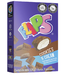 [GF02065] FLIPS COOKIES &amp; CREAM 220G CAJA 24 UNDS