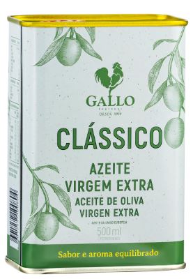 ACEITE DE OLIVA EXTRA VIRGEN EL GALLO LATA (500ml) BULTO DE 20und