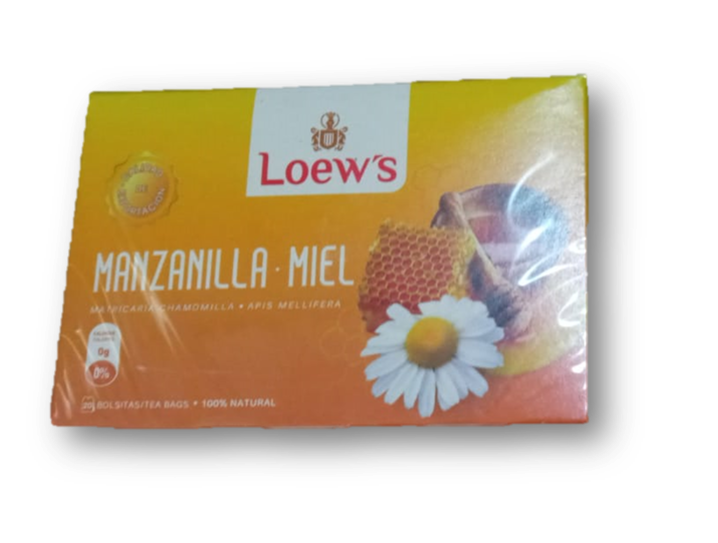 MANZANILLA Y MIEL LOEW´S 20BOL CAJA DE 24UNDS