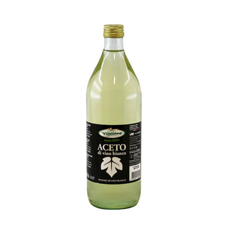 VINAGRE DE VINO BLANCO PET VISCIANO (1Ltr) BULTO DE 12und