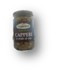 [GF01594] VISCIANO ALCAPARRAS EN VINAGRE VINO BLANCO 290GR CAJA 12UNDS