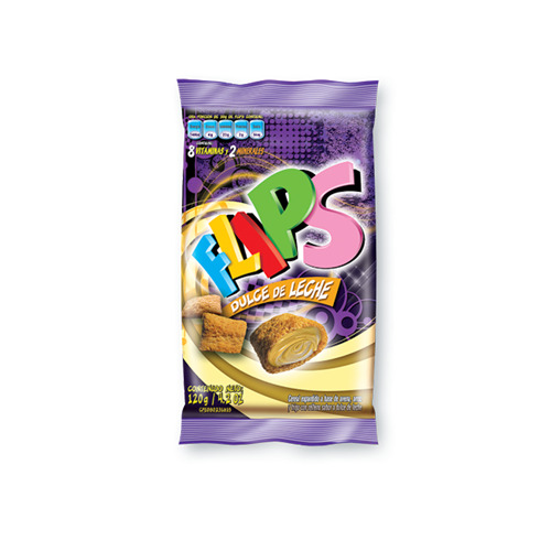 FLIPS DULCE DE LECHE (120grs) BULTO
DE 20und