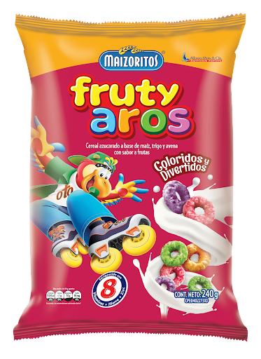 FRUTY AROS MAIZORITOS (240grs) BULTO DE 12und