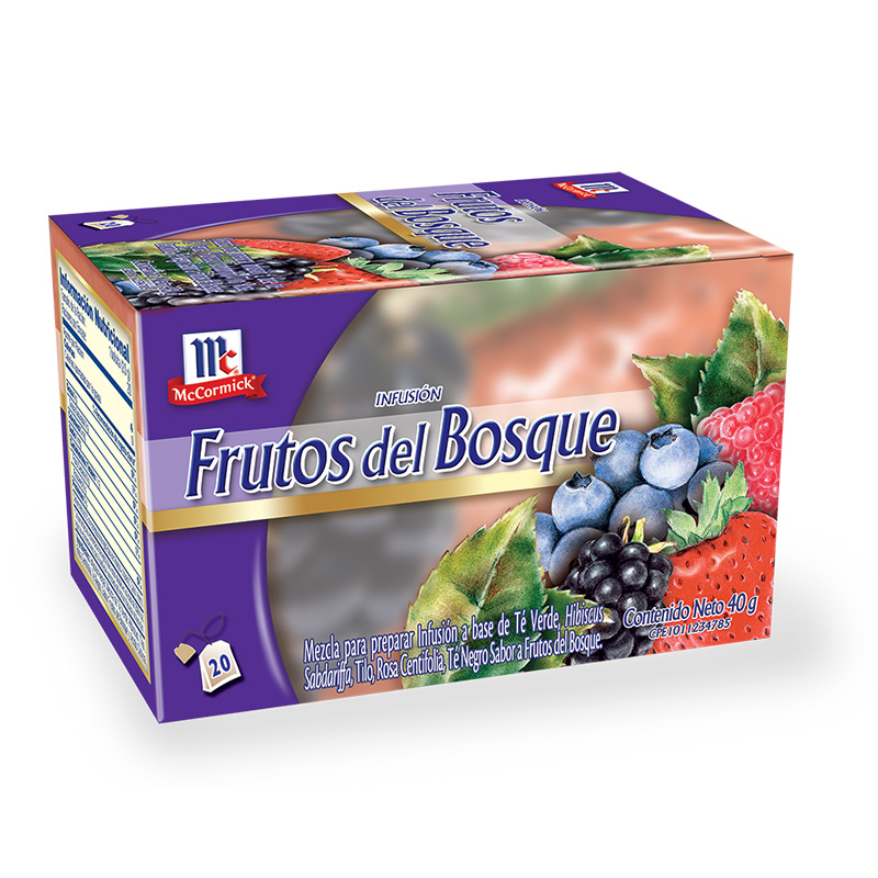 MC INF.FRUTOS DEL BOSQUE (20 BOLSITAS) BULTO DE 12und