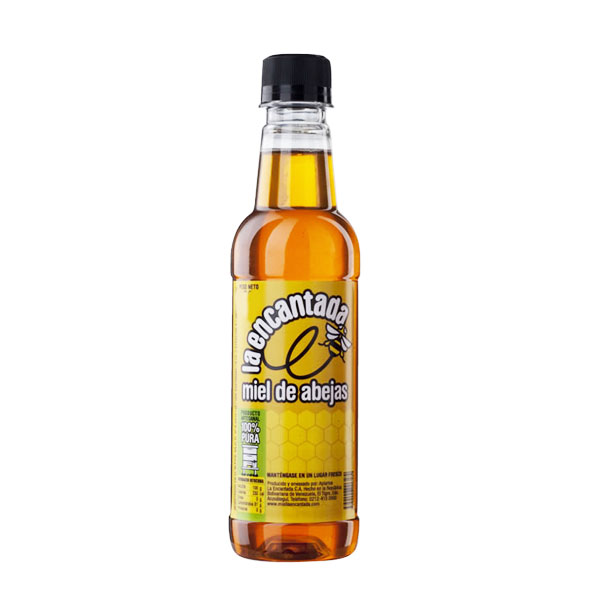 MIEL LA ENCANTADA BOTELLA 500grs X24und