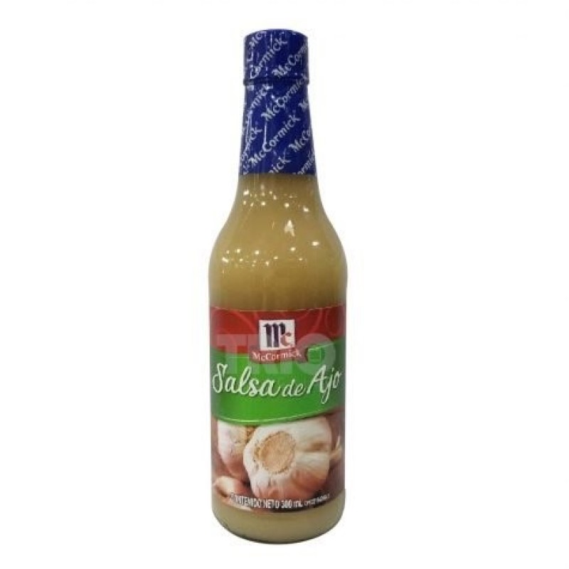 SALSA DE AJO MC CORMICK(300ml) BULTO DE 24und