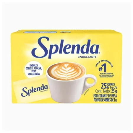 [GF00208] SPLENDA  BULTO DE 24 DISPL  DE 25 SOBRES