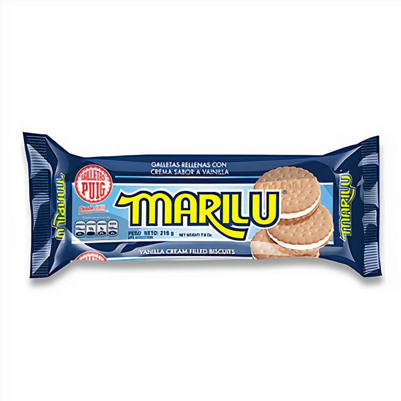 GALLETA MARILU VAINILLA TUB.
(216grs)BULTO 24und
