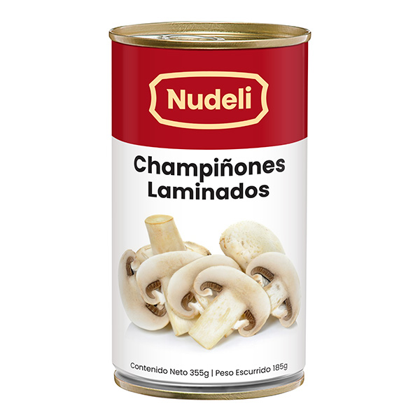 CHAMPIÑONES LAMINADOS NUDELI (355grs) BULTO DE 24und (copiar)