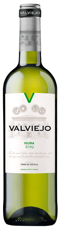 VINO VALVIEJO VIURA BLANCO750ML CAJA 6UNDS