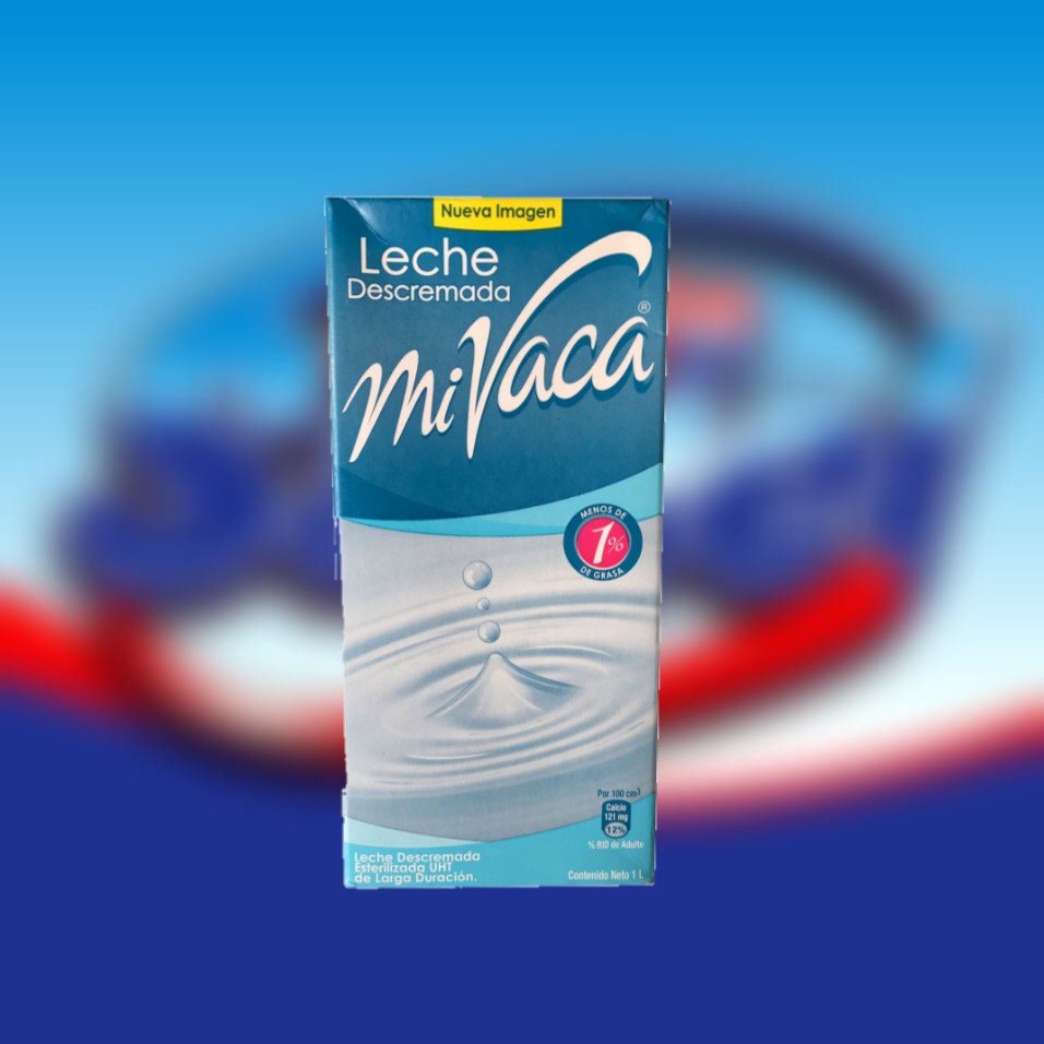 [GF01758] LECHE DESCREMADA MI VACA UHT 1LT CAJA 12UNDS