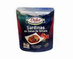SARDINA 170gr SALSA DE TOMATE DUKE CAJA 24UNDS