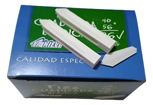 TIZA BLANCA NIEVE CAJITA 96unds
