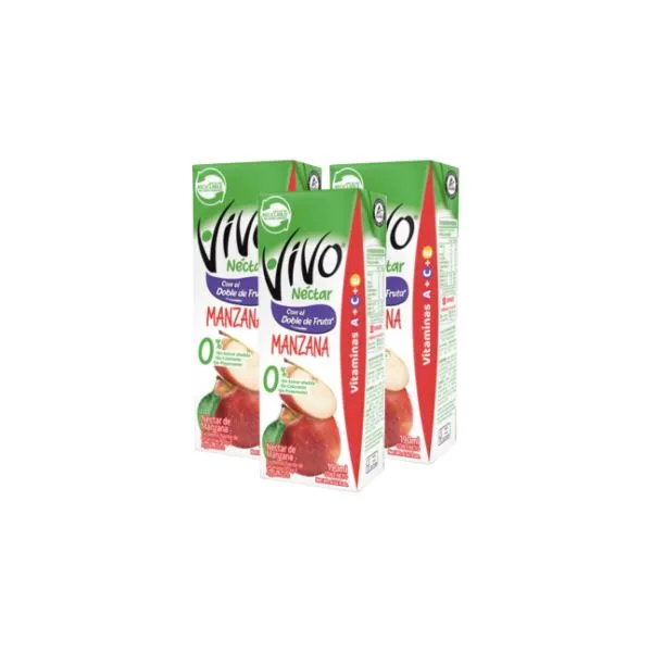 NECTAR DE MANZANA SIN AZUCAR / TRIPACK 3X190ML