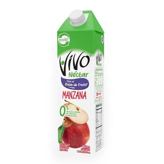 [GF02174] NECTAR DE MANZANA SIN AZUCAR 1LT VIVO
