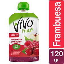 VIVO COMPOTA FRAMBUESA CRANBERRY 120GRS 