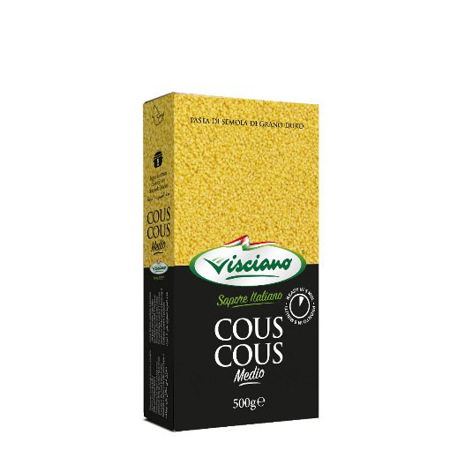 [GF00246] COUS MEDIO(CUSCU) VISCIANO 500GRS(PASTA DI GRADO DURO) BULTO DE 20UNDS