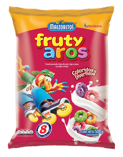 [GF00226] FRUTY AROS 500GR BULTO DE 12UNDS