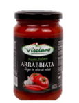 [GF00282] SALSA ARRABIATA EN ACEITE DE OLIVA VISCIANO 350GRS BULTO DE 12 UNDS