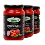 [GF00281] SALSA BOLOGNESE EN ACEITE DE OLIVA VISCIANO 350GRS BULTO DE 12 UNDS