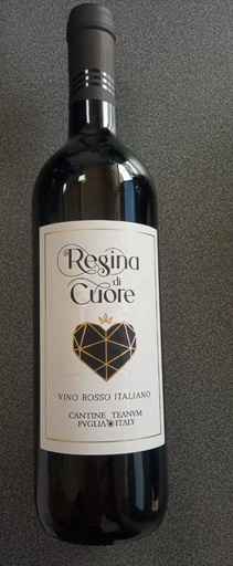 [GF01595] REGINA DI CUORE VINO TINTO 0.75ML ( E) CAJA 12UNDS