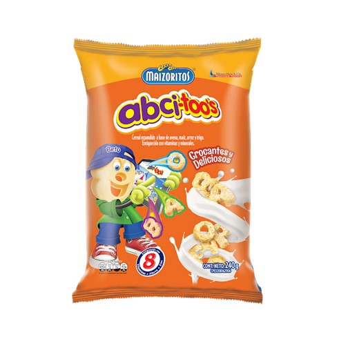 [GF01644] MAIZORITOS ABECITOS 240GR BULTO 12UNDS